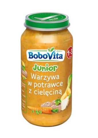 BoboVita Warzywa w Potrawce z Cielęciną  250g