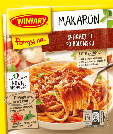 Winiary Pomysł na Spaghetti Po Bolońsku 44g