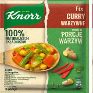 Knorr Fix Naturalnie Smaczne Curry Warzywne 47g