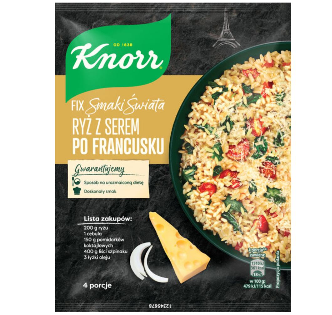 Knorr Fix Ryż Z Serem Po Francusku 45G