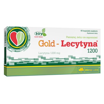 Gold Lecytyna 1200 Mg 60 Kapsułek