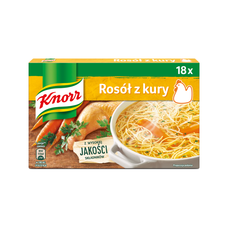 Knorr Rosół Z Kury 18 Kostek 180g