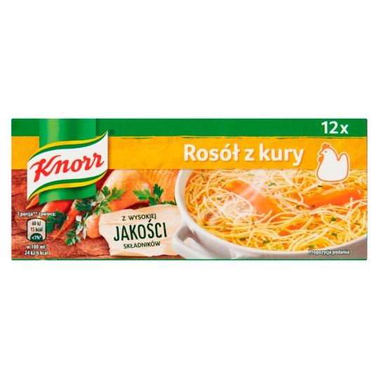 Knorr Rosół Z Kury 12 Kostek 120g