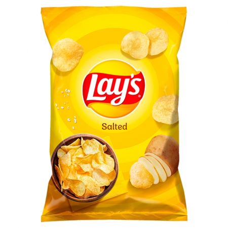 Lays Chipsy Karbowane Solone 130G