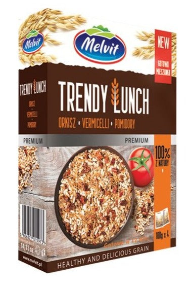 Melvit Trendy Lunch Orkisz, Vermicelli, Pomidory 4x100g