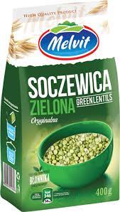 Melvit Soczewica Zielona 400g