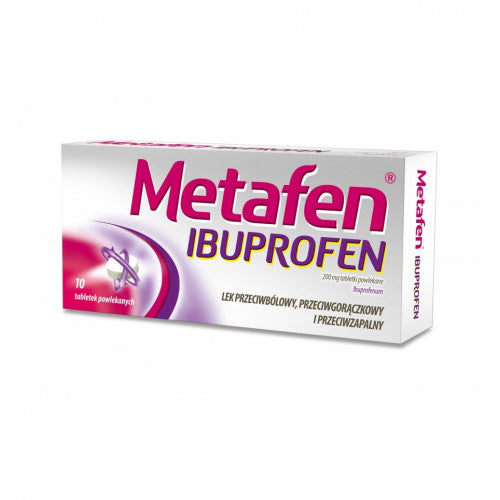 Ibuprofen  Metafen 200mg 10 tab