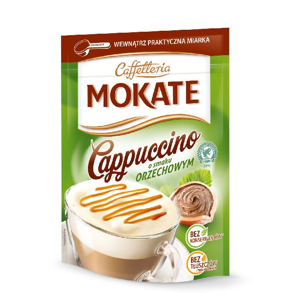 Mokate Cappuccino O Smaku Orzechowym 110g