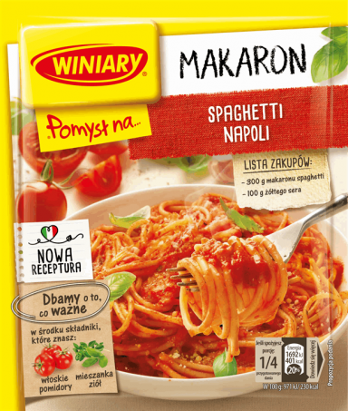 Winiary Pomysł na Spaghetti Napoli 47g