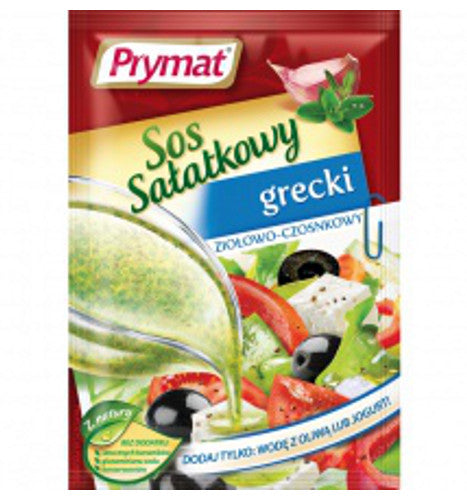 Prymat Sos Sałatkowy Grecki Ziołowo-Czosnkowy 9g