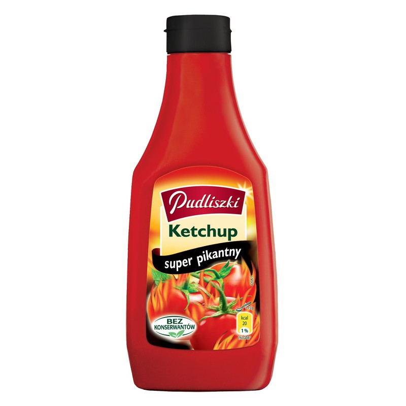 Pudliszki Ketchup Super Pikantny 480g