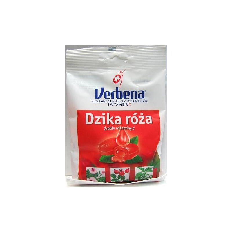 Verbena Cukierki Ziołowe Dzika Róża 60g