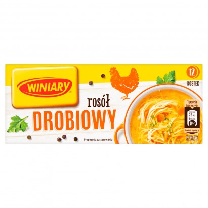 Winiary Domowa Kuchnia Rosół Drobiowy 120g (12 kostek)