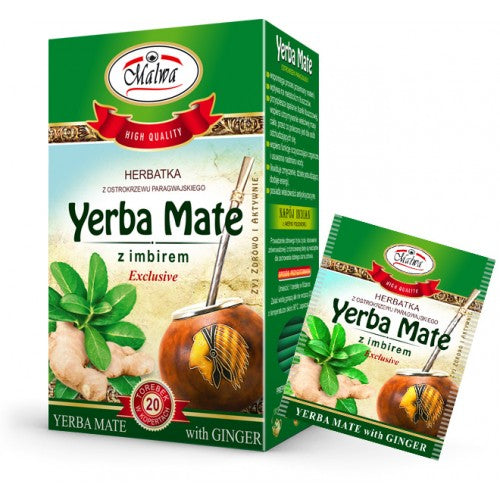 Malwa Yerba Mate Z Imbirem 20 *2g